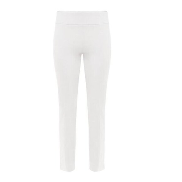 Estelle and Finn Classic Pull On White Ankle Pant Retail $169 NWOT Sz 10 - Picture 2 of 5